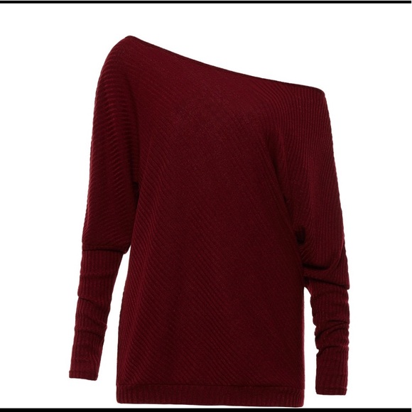 ✨New✨Off the Shoulder Knit Sweater - Picture 5 of 5